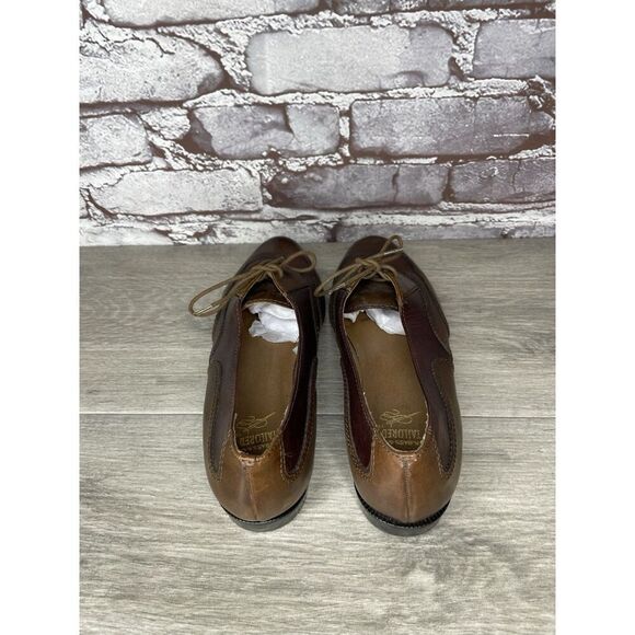 G.H. Bass Tailored Brown Leather Wingtip Lace Oxfords Shoes Women’s 7.5M US/38EU - Picture 6 of 16